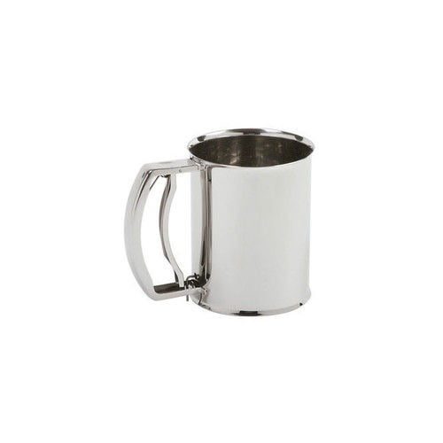 Norpro 3 Cup Polished Stainless Steel Triple Screen Flour Sifter 